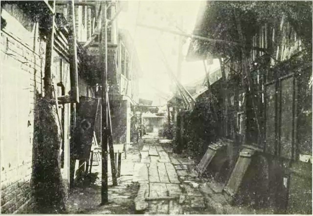 傅家甸街市  摄于1911年